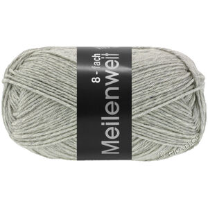 Lana Grossa MEILENWEIT 8-FACH 150g | 9564-ljus grå melerad