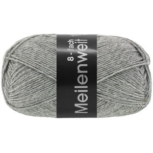 Lana Grossa MEILENWEIT 8-FACH 150g | 9615-grå melerad