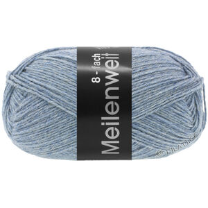 Lana Grossa MEILENWEIT 8-FACH 150g | 9659-gråblå melerad