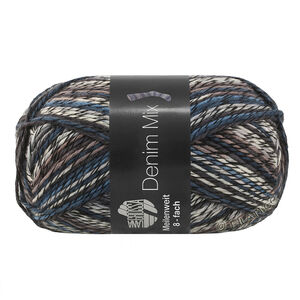 Lana Grossa MEILENWEIT 8-FACH 150g Denim Mix | 9987-