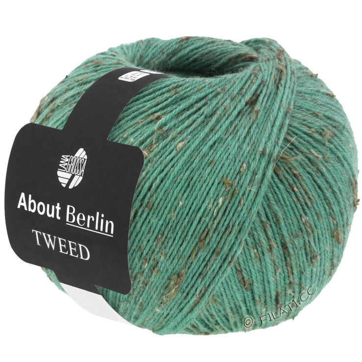 Lana Grossa MEILENWEIT 100g Tweed (ABOUT BERLIN) | 901-grön melerad