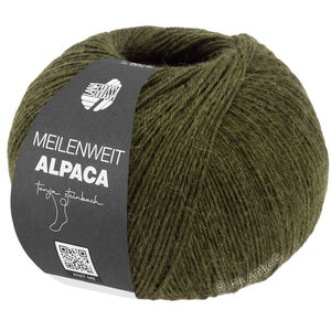 Lana Grossa MEILENWEIT 100g Alpaca | 2017-mörk oliv