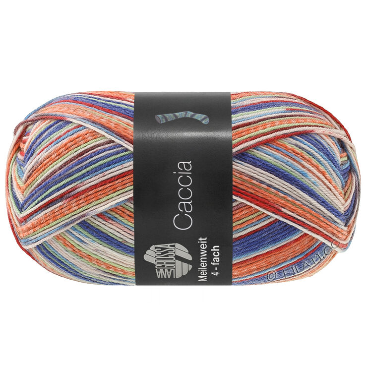 Lana Grossa MEILENWEIT 100g Caccia | 5301-rost/ljus grön/gråbeige/himmelblå/marin/mörk röd/björnbär