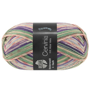 Lana Grossa MEILENWEIT 100g Cervinia | 1703-jade/gråbeige/grå/blåviolett/nattblå/ecru/lila/gammalrosa/ljus blå