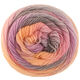 Lana Grossa MEILENWEIT 100g Color Mix Soft | 8069-ljus grå/rosé/lax/nejlikerosa/rosenkvarts/ljus orange/grå/mauve