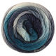 Lana Grossa MEILENWEIT 100g Merino Color Mix Sparks | 7620-mörk blå/gråpetrol/mint/gråblå/stålblå