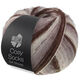 Lana Grossa MEILENWEIT 100g Cosy Socks Soft Stripes | 103-mocka/gråbrun/beige/kräm
