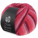 Lana Grossa MEILENWEIT 100g Cosy Socks Soft Stripes | 105-bordeaux/rosa/hallon/pink