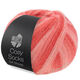 Lana Grossa MEILENWEIT 100g Cosy Socks Soft Stripes | 113-lax/laxröd/korall
