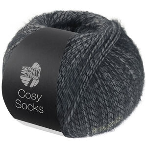 Lana Grossa MEILENWEIT 100g Cosy Socks | 07-mörk grå
