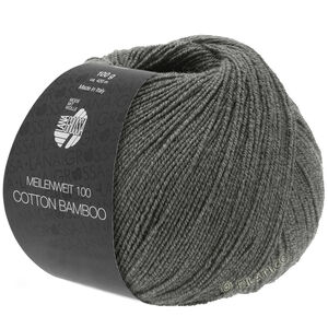 Lana Grossa MEILENWEIT 100g Cotton Bamboo | 15-mörk grå