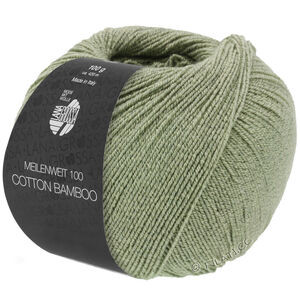 Lana Grossa MEILENWEIT 100g Cotton Bamboo | 25-grågrön