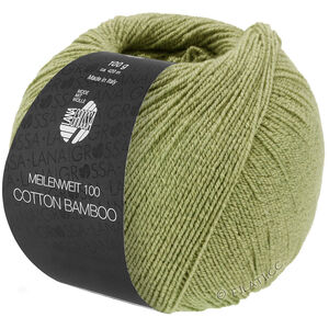 Lana Grossa MEILENWEIT 100g Cotton Bamboo | 39-lindgrön