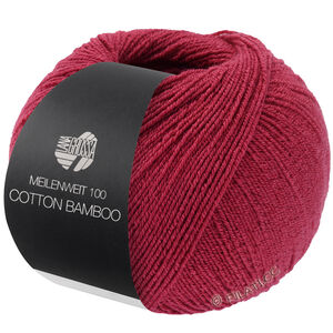 Lana Grossa MEILENWEIT 100g Cotton Bamboo | 40-gerberaröd