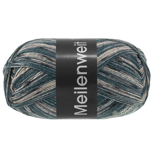 Lana Grossa MEILENWEIT 100g Black Denim Mix | 4664-