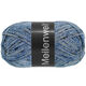 Lana Grossa MEILENWEIT 100g Blue Denim Mix | 4609-ljus blå/mellanblå/mörk blå/mellangrå/mörk grå