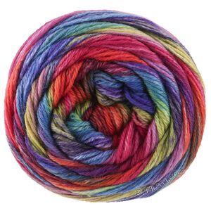Lana Grossa MEILENWEIT 100g Fontana | 5453-vårgrön/roströd/blåviolett/cyklamen/blå/royal/fuchsia