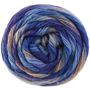 Lana Grossa MEILENWEIT 100g Fontana | 5457-marin/bläckblå/gråblå/blåklint/taupe/gråbeige