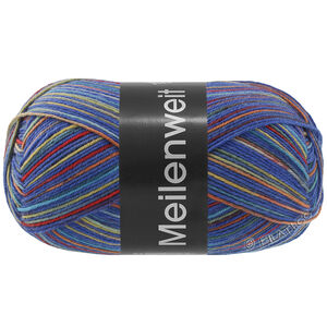 Lana Grossa MEILENWEIT 100g Foresta | 5327-bläckblå/turkos/brun/mörk röd/senapsgul/ljus grå/mörk grön/orange