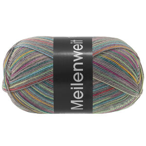 Lana Grossa MEILENWEIT 100g Foresta | 5328-musgrå/opalgrön/jade/syren/rödviolett/turkos/senapsgul/saffransgul/mjuk grön