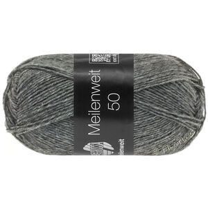 Lana Grossa MEILENWEIT 50g | 1104-grå melerad