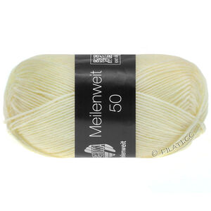 Lana Grossa MEILENWEIT 50g | 1113-råvit
