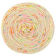 Lana Grossa MEILENWEIT 100g Merino Hand-dyed | 31-råvit/neongul/mörk petrol/röd/hallon