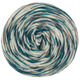 Lana Grossa MEILENWEIT 100g Merino Hand-dyed | 52-råvit/mörk turkos/skiffergrå/senapsgul/roströd