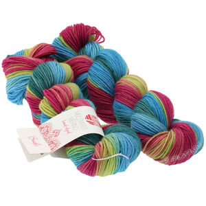 Lana Grossa MEILENWEIT 2 trådar à 50g Merino Hand-dyed | 213-Budh