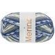 Lana Grossa MEILENWEIT 100g Merino Extrafine Denim Mix | 2601-ljus grå/mörk grå/mörk blå