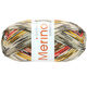 Lana Grossa MEILENWEIT 100g Merino Extrafine Meran | 2583-vit/antracit/lerbrun/röd/äggulagul/persika/gråbeige