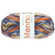 Lana Grossa MEILENWEIT 100g Merino Extrafine Meran | 2585-vit/antracit/gyllengul/persika/petrol/orange/mörk brun