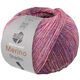 Lana Grossa MEILENWEIT 100g Merino Extrafine Shades | 7224-rosa/pink/ocker/blåviolett/mörk röd