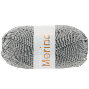 Lana Grossa MEILENWEIT 100g Merino Extrafine | 2404-grå melerad