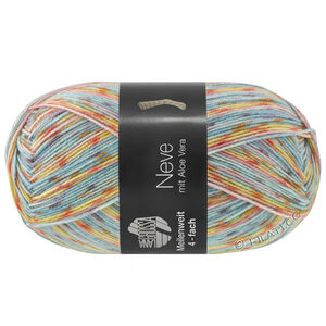 Lana Grossa MEILENWEIT 100g Neve | 4437-turkos/rosa/gul/rost/mintturkos/syren/mörk grå