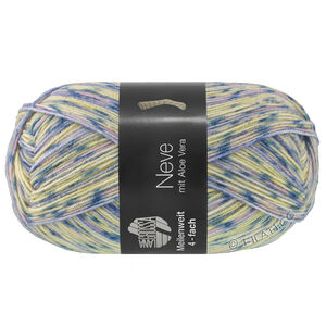 Lana Grossa MEILENWEIT 100g Neve | 4438-vanilj/jeans/koboltblå/syren/gråblå