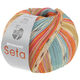Lana Grossa MEILENWEIT 100g Seta Giappone | 3381-mintturkos/ecru/senap/hallon/syren/mauve