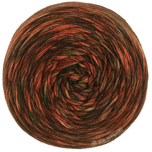 Lana Grossa MEILENWEIT 100g Sooty | 6232-mörk röd/burgund/röd/jeans/gul/oliv