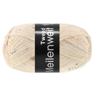 Lana Grossa MEILENWEIT 100g Tweed | 185-kräm melerad