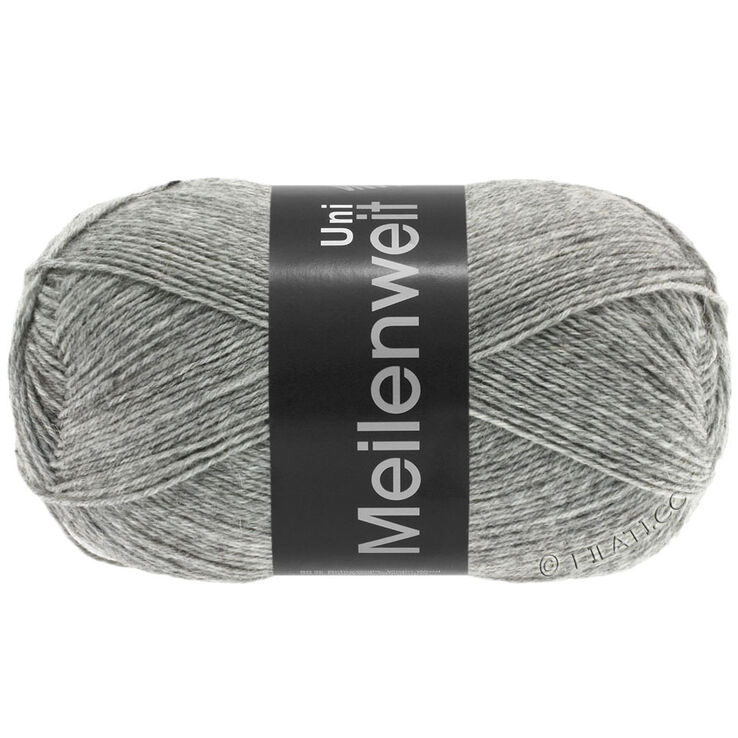 Lana Grossa MEILENWEIT 100g | 1103-grå melerad