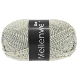 Lana Grossa MEILENWEIT 100g | 1358-ljus grå melerad