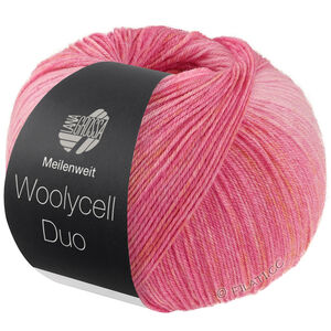 Lana Grossa MEILENWEIT 100g Woolycell Duo | 6001-rosa/pink/blekorange