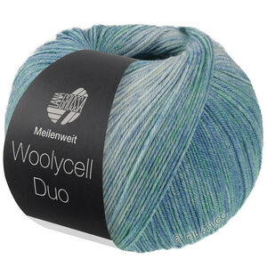 Lana Grossa MEILENWEIT 100g Woolycell Duo | 6006-turkosblå/turkosgrön/ljus turkos