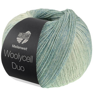 Lana Grossa MEILENWEIT 100g Woolycell Duo | 6007-salviagrön/högrön/pastellgrön