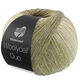 Lana Grossa MEILENWEIT 100g Woolycell Duo | 6008-olivgrön/grågrön/gråbeige
