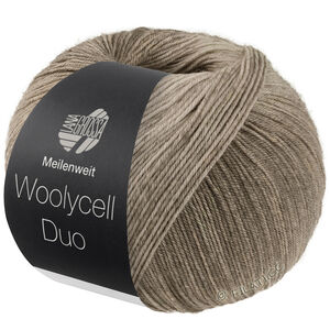 Lana Grossa MEILENWEIT 100g Woolycell Duo | 6010-ljus grå/pärlgrå/musgrå