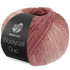 Lana Grossa MEILENWEIT 100g Woolycell Duo | 6011-sandbeige/nougat/rödbrun