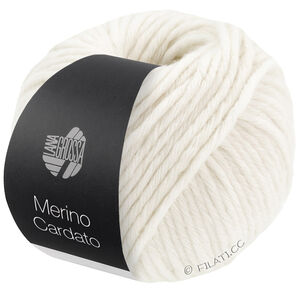 Lana Grossa MERINO CARDATO | 01-råvit