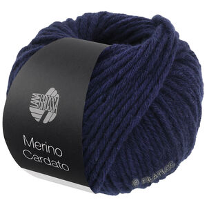 Lana Grossa MERINO CARDATO | 08-nattblå