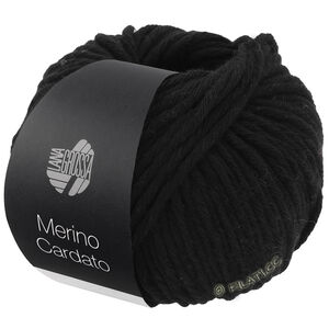 Lana Grossa MERINO CARDATO | 14-svart